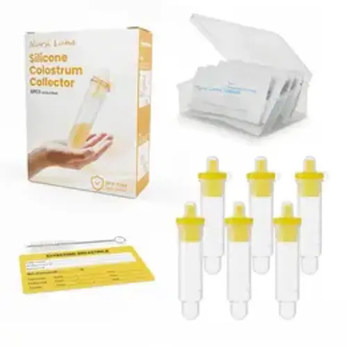 Nursi Luna Colostrum Collector Reusable Breast Milk Collector with Storage Case and Cotton Wipe, Portable Colostrum Container BPA Free, Multi-Use Collector 5ml-6pcs - TikTok Shop
