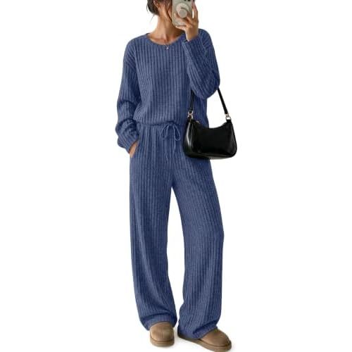 LILLUSORY Womens Lounge Sets 2 Piece Matching Pajamas Fall Outfits 2026