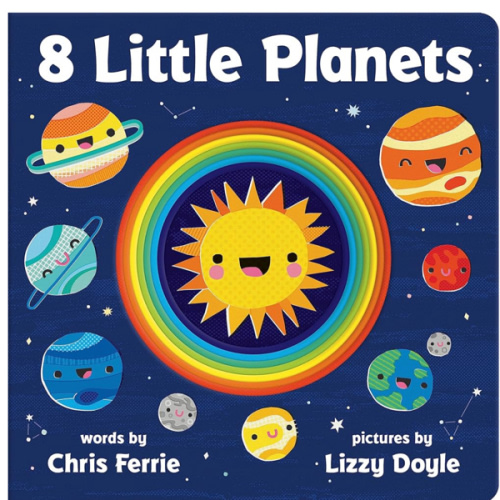 8 Little Planets: A Solar System Book for Kids with Unique Planet Cutouts