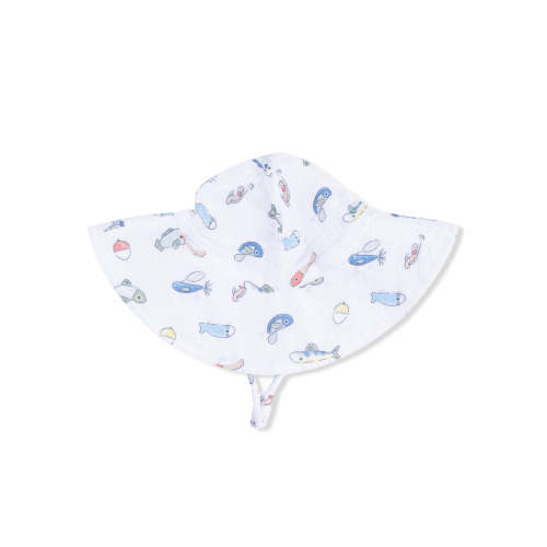 Muslin Wide Brim Sunhat, Fishing Lures