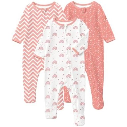 Yoofoss Baby Pajamas 100% Organic Cotton Newborn Sleepers Boy Girl Clothes