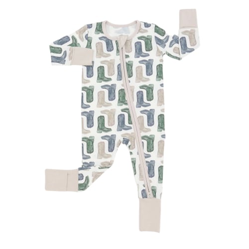Hamner Hill Boys Backroad Boots Double Zipper Romper – Hamner Hill