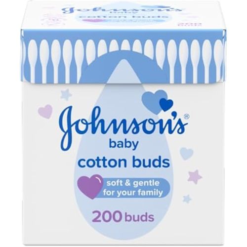 Johnson's Baby Cotton Buds - 1 X 200 Drum