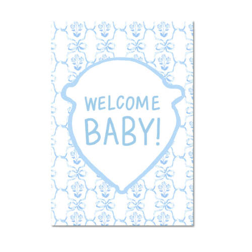 Baby Milestone Cards: Blue + Green Set