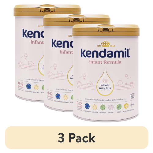(3 pack) Kendamil European Whole Milk Classic Infant Formula Powder with HMOs, Prebiotics & DHA, 28.2 oz