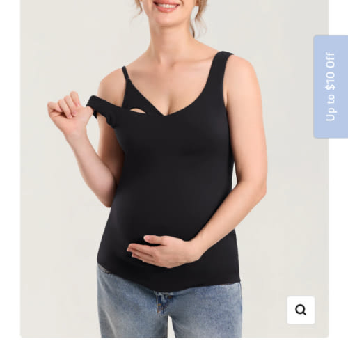 Natrelax® V Neck Nursing Tank Top