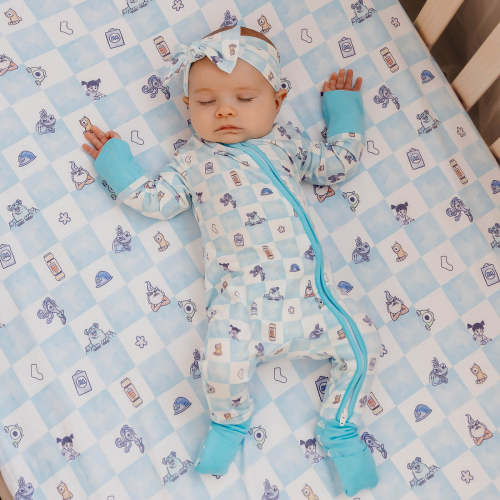 Convertible Zip-Up Footie Pajama - Monsters, Inc. Medley