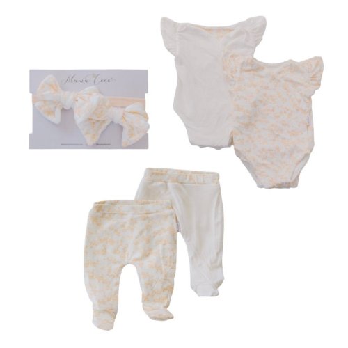 FLUTTER SLEEVE ONESIE OUTFIT BUNDLE
