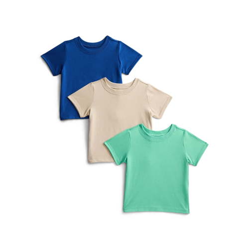 Wonder Nation Baby Boys Short-Sleeve Tees, 3-Pack, Sizes 0-24M