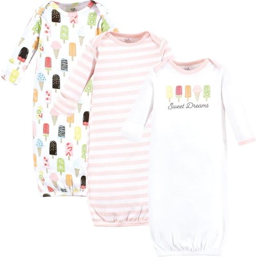 Touched by Nature Unisex Baby Organic Cotton Gowns