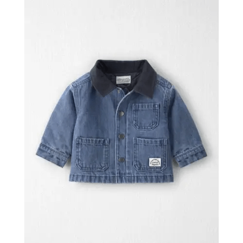 Baby Organic Cotton Denim Barn Jacket - Little Planet | Carter's
