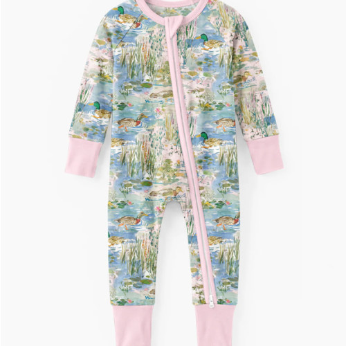 Watercolor Mallard Duck Bamboo Convertible Zippy