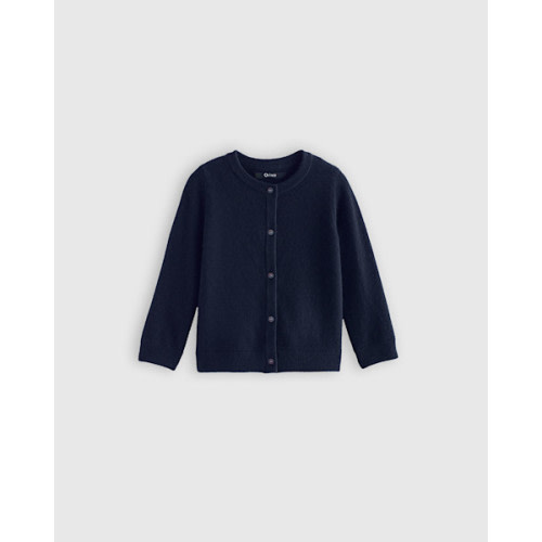 Mongolian Cashmere Cardigan - in True Navy
