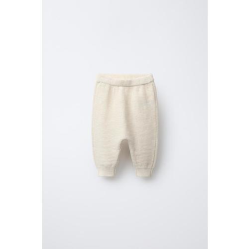 KNIT SAROUEL PANTS - Ecru | ZARA United States