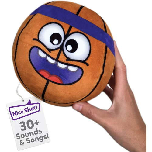 Move2Play, Hilariously Interactive Toy Basketball with Music and Sound Effects, Ball for Toddlers, Birthday Gift for Boys and Girls 1, 2, 3+ Years Old