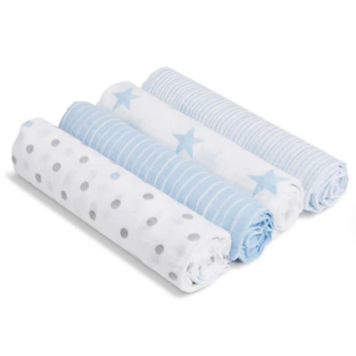 Dapper Muslin Swaddle 4pk | aden + anais