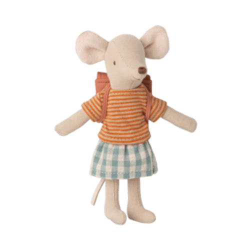 Tricycle Mouse in Old Rose, Big Sister - Maileg - Maileg USA