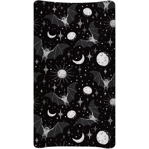 Gothic Sun Changing Pad Cover for Baby Easy to Install Diaper Change Table Covers Soft Cradle Mattress Sheets for All Season