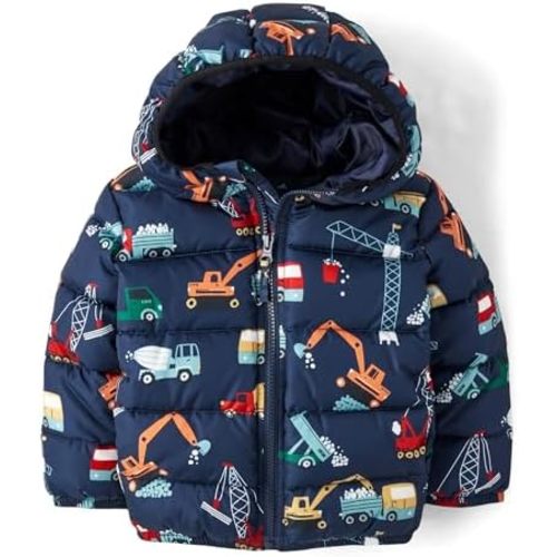 The Children's Place baby-boys And Toddler Boys' Medium Weight Wind-resistant, Water-resistant Puffer Jacket