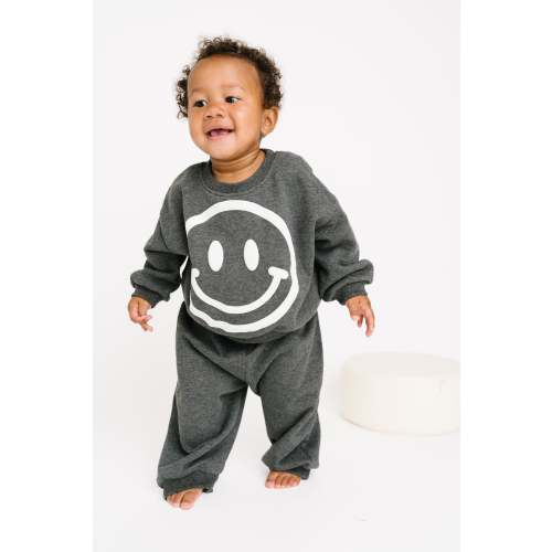 Charcoal Happy Sweatsuit