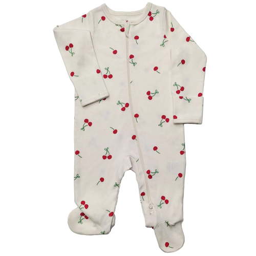 Wonder Nation Baby Gender Neutral Zip Front Footed Sleep N Play Pajamas, 2-Pack, Sizes Preemie-6/9 Months