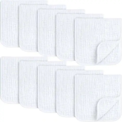 KeaBabies Muslin Burp Cloths