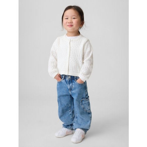 Baby & Toddler Pointelle Cardigan Sweater