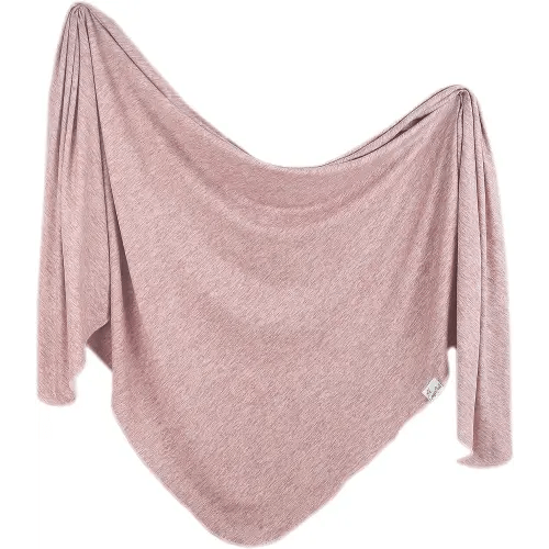 Copper Pearl Baby Swaddle Blanket - Premium Knit Baby Blanket, Large Soft Stretchy Receiving Blankets for Baby Girl, Swaddles for Newborn, Infant, and Toddler (Maeve)