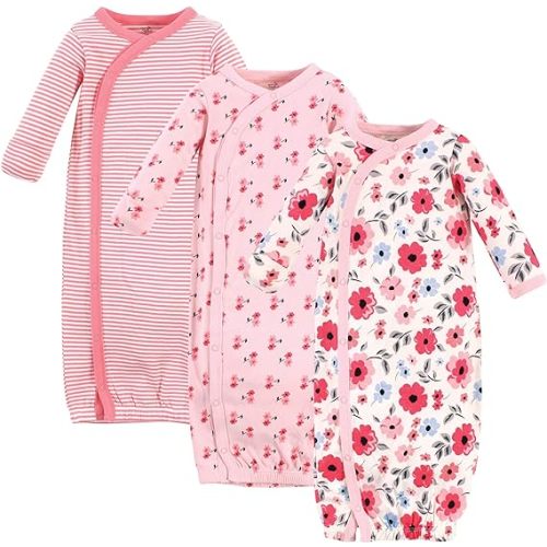 Touched by Nature Unisex Baby Organic Cotton Kimono Gowns