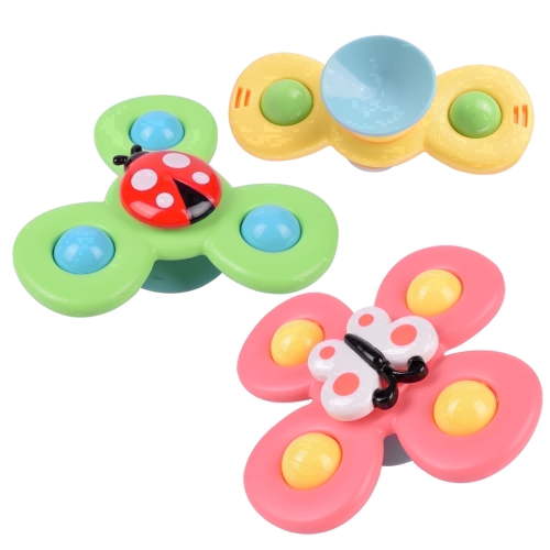 DEGIDEGI 3 PCS Suction Cup Spinner Fidget Toys