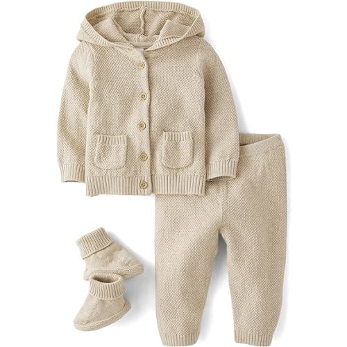 Gymboree unisex-baby Sweater Long Sleeve Top Pants and Socks 3-piece