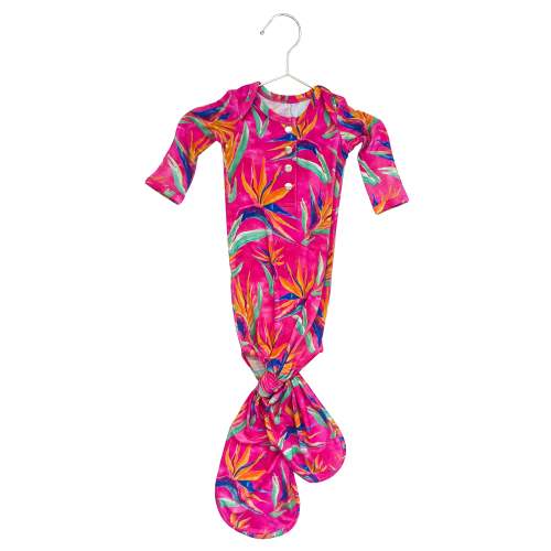 Bird of Paradise Newborn Knotted Gown