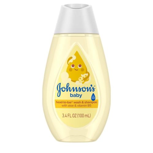 Johnson's Head-To-Toe Gentle Baby Body Wash & Shampoo, Travel Size - 3.4 fl oz