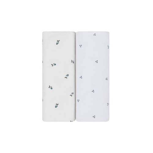 Baby Fitted Waterproof Crib Sheet Set 2 Pack