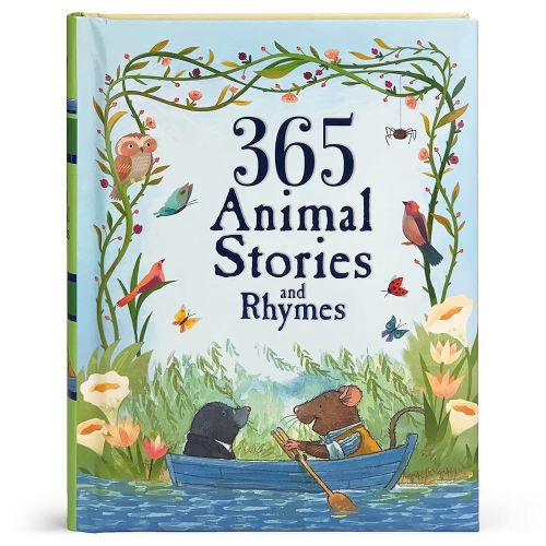 365 Animal Stories and Rhymes: Short Nursery Rhymes, Fairy Tales and Bedtime Collections for Children (Children's Padded Storybook Treasury)