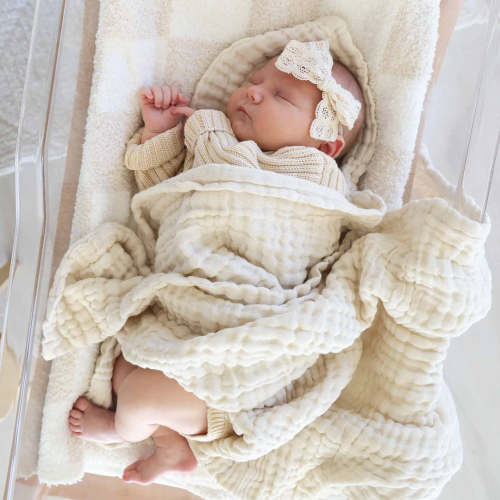 Organic Cotton Gauze Swaddle Blankets
