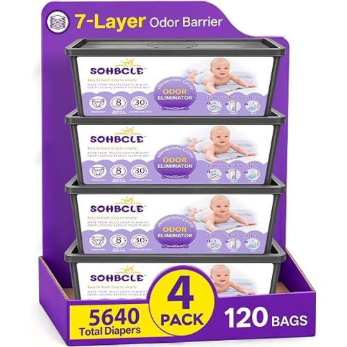 Refill Bags Fits Genie Easy Roll Signature & Platinum Diaper Pail