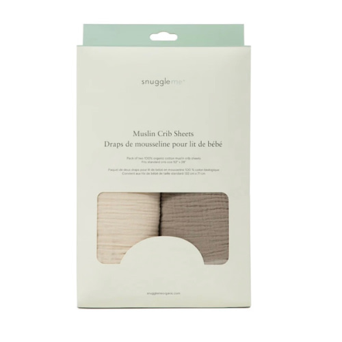Muslin Crib Sheets | Natural + Birch