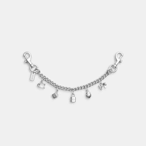 Silver Swagger Chain With Charms