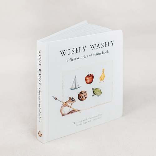 Wishy Washy: A Book of First Words and Colors - Tabitha Paige