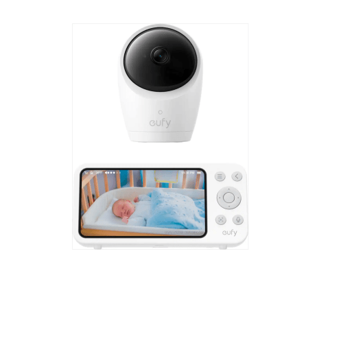 eufy - E21 Baby Monitor with 4K Camera and Charging Base - White