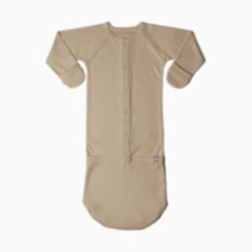 Goumi Kids 24hr Convertible Sleeper Baby Gown - Sandstone, Newborn