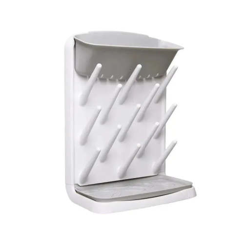 Pearhead - Ubbi Vertical Baby Bottle Drying Rack, Gray
