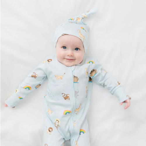 Noah and the Ark PJ Footed Onesie Cotton