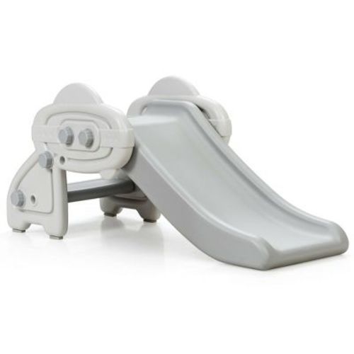 Costway Baby Slide Indoor First Play Climber Slide Set for Boys Girls Blue/Gray