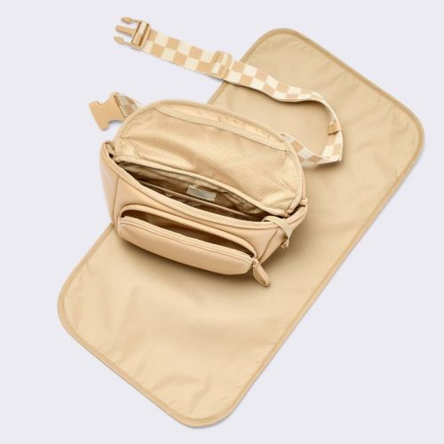 Diaper Sling - Tan - Cloud Island™: Polyurethane Material, Solid Pattern, Crossbody Design