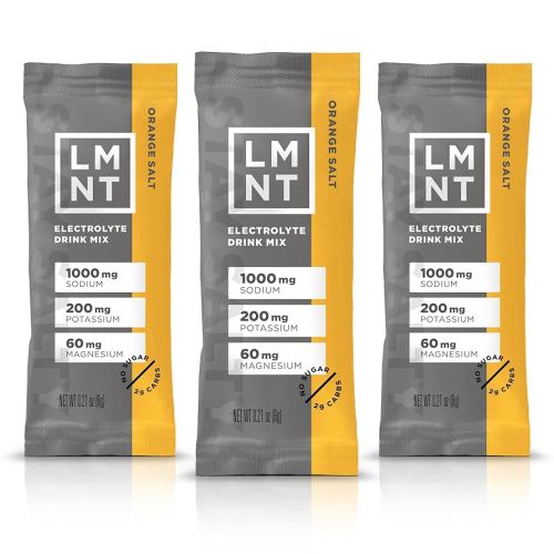 Drink LMNT Zero Sugar Electrolytes - Orange Salt | Drink Mix | 30-Count