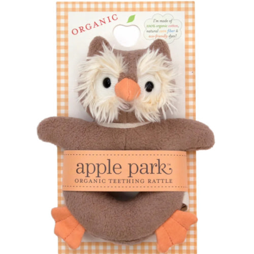 Soft Teething Rattle - Owl