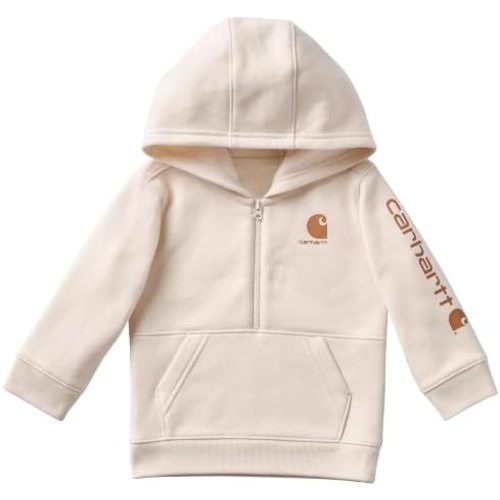 Carhartt Kid's CA6873 Half-Zip Logo Sweatshirt - Boys
