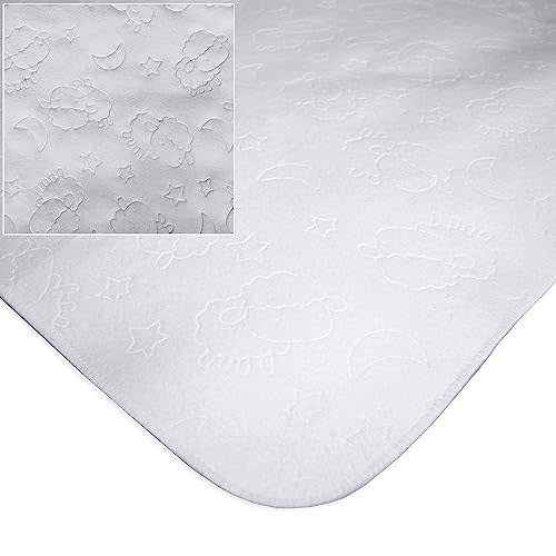 American Baby Company Waterproof Flat Crib Mattress Pad Cover 52" x 28" - Quilted, Noiseless, Soft & Breathable Crib and Toddler Mattress Protector for Babies, Adults and Pets